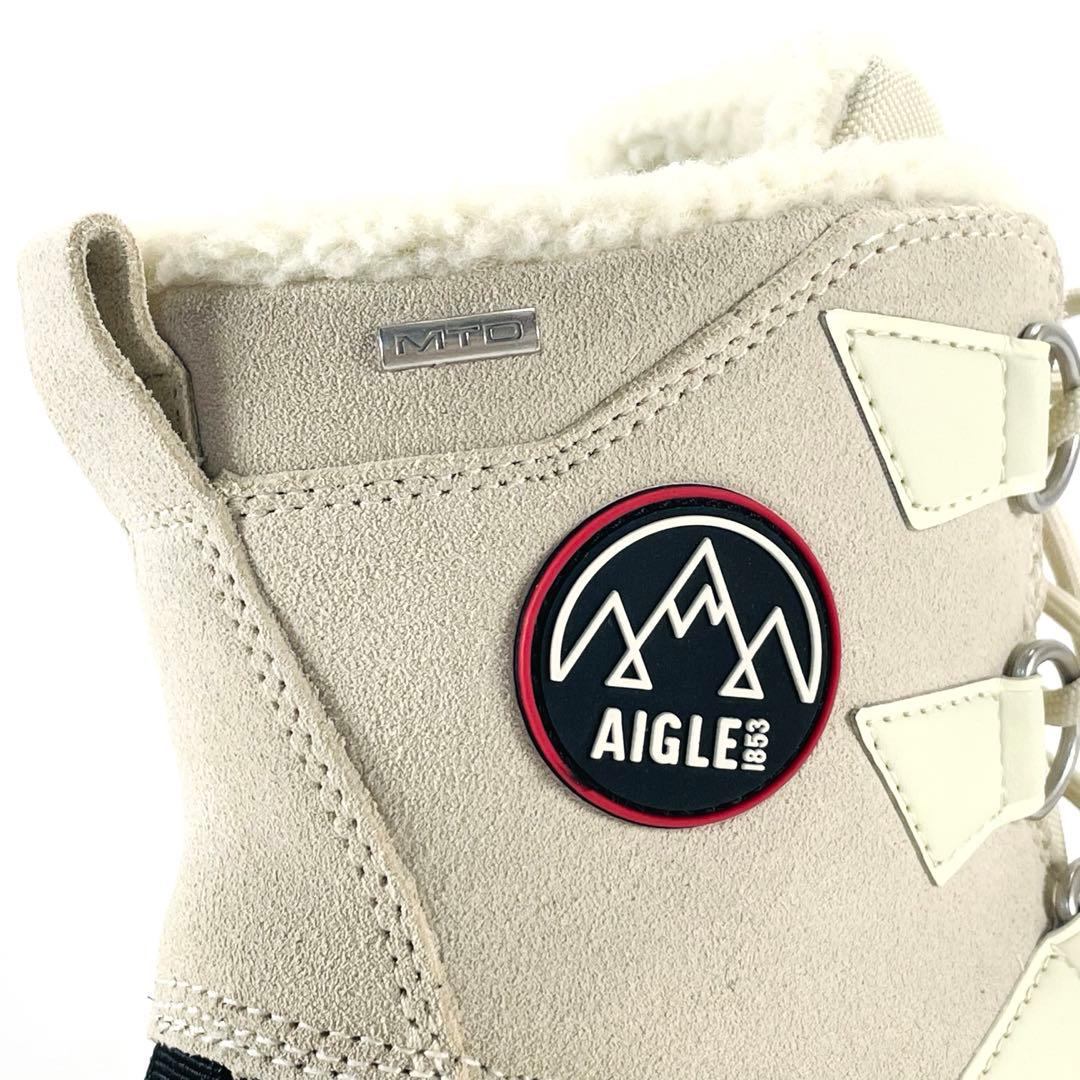 ほぼ未使用 スノー エーグル  AIGLE ブーツ 23.5 防水