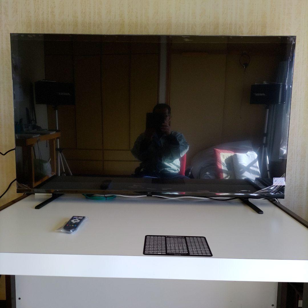 FPD チューナーレステレビ 55V型 4K Google TV ネット動画対応