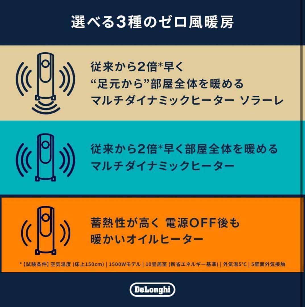 【新品未開封】デロンギ オイルヒーター RHJ45M0912-SG