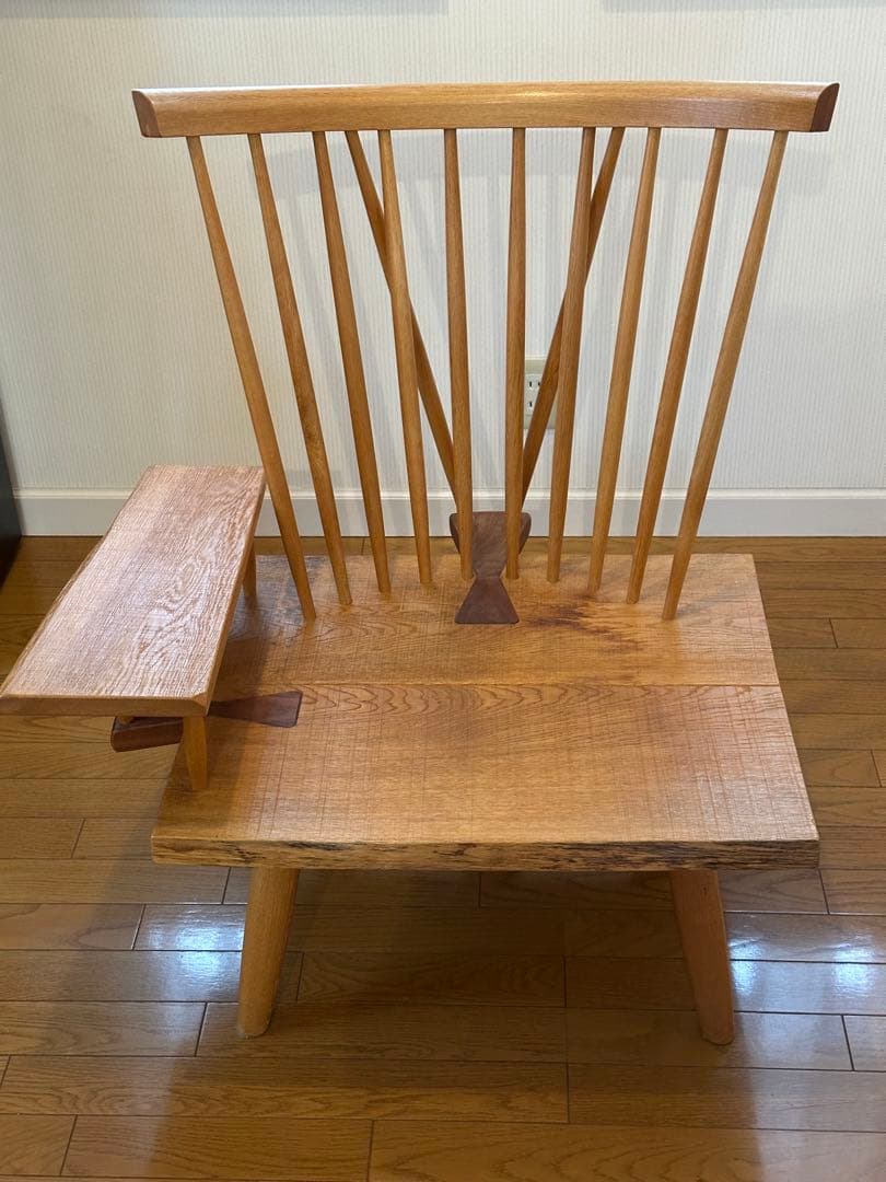 ナガノインテリア　天然木ソファー（1人掛け）