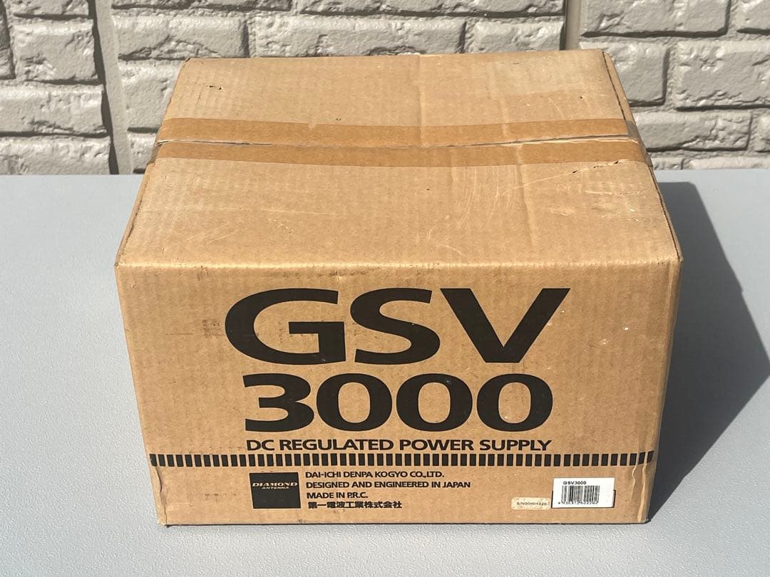 第一電波工業 ダイヤモンド 直流安定化電源 連続30A GSV3000