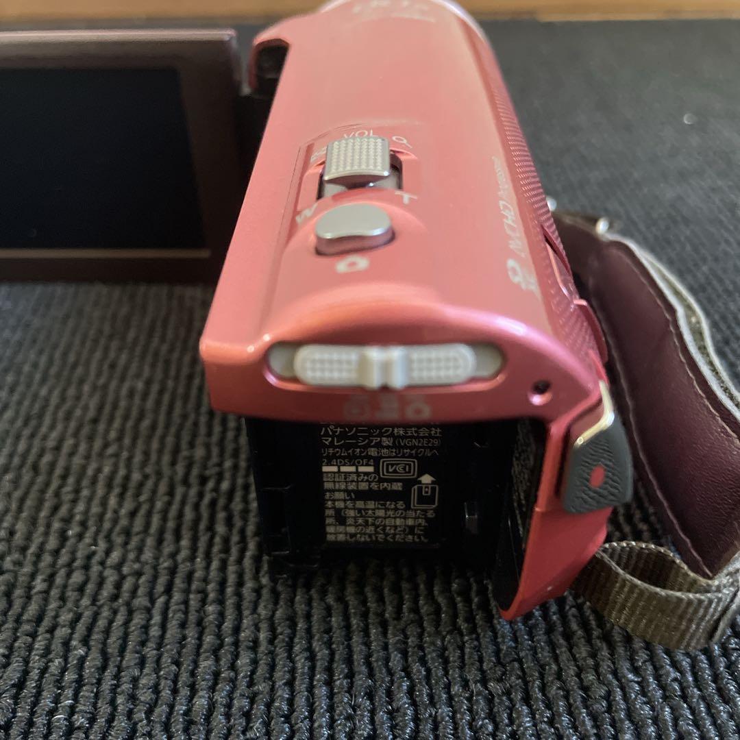 Wi-Fi対応♪ Panasonic HC-V520M ビデオカメラ　ピンク