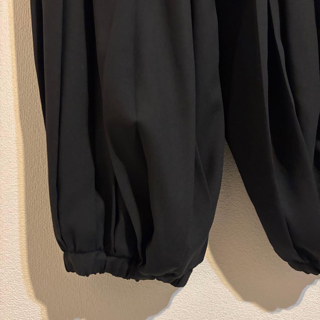 ENFOLD PLEATS TROUSERS ブラック 38