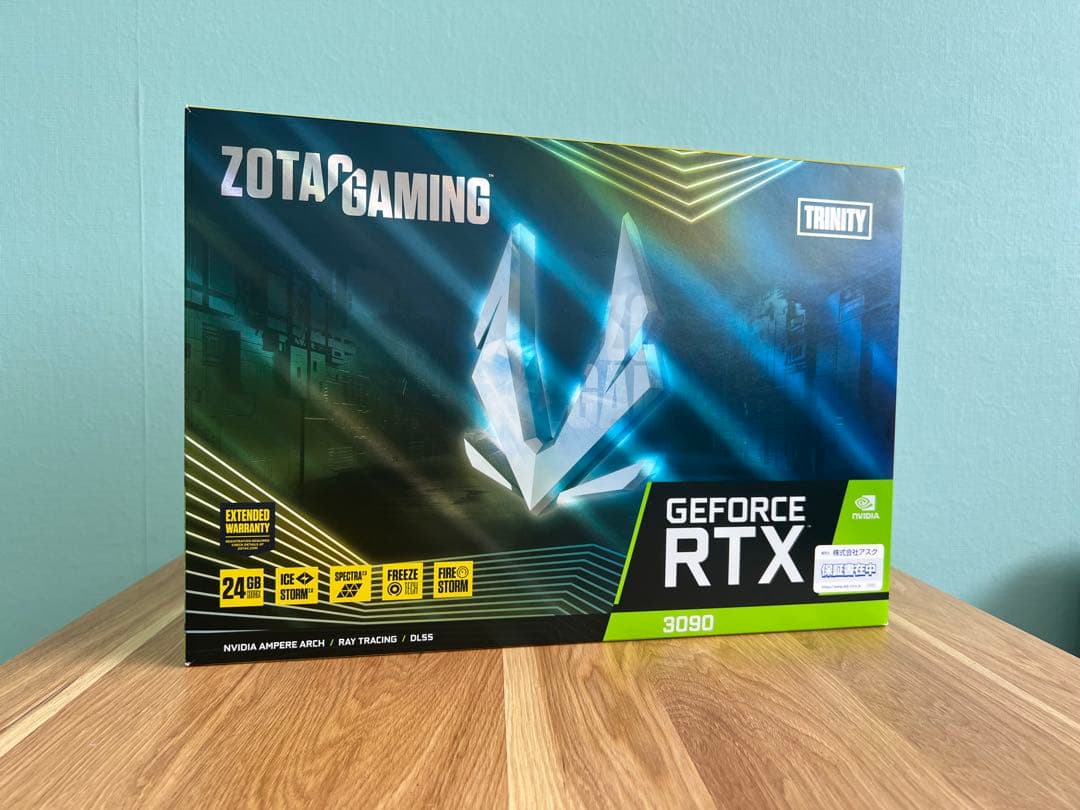 【美品・動作確認済】ZOTAC GeForce RTX 3090 24GB