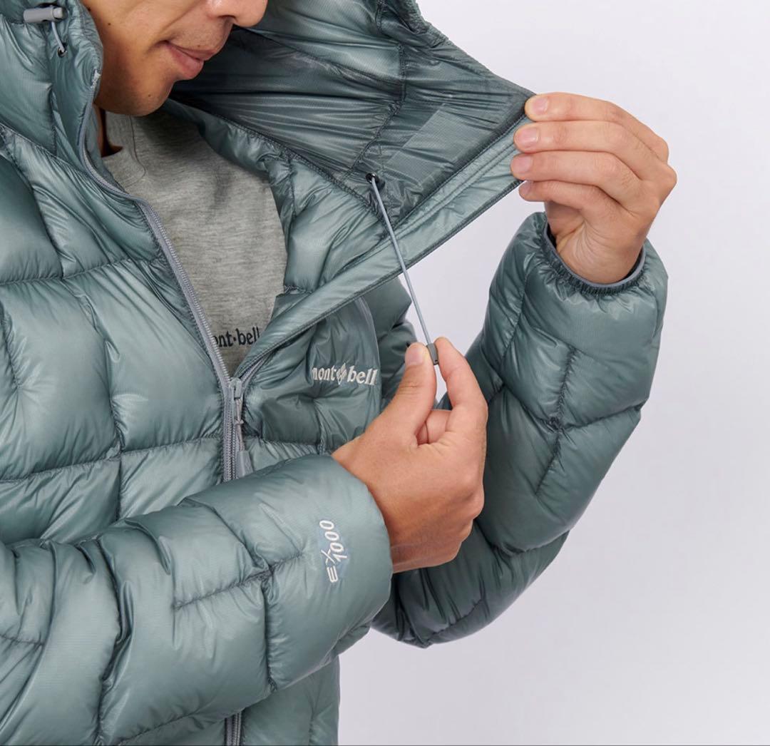 プラズマ1000アルパインダウンパーカー　Ｌ　モンベルmontbell