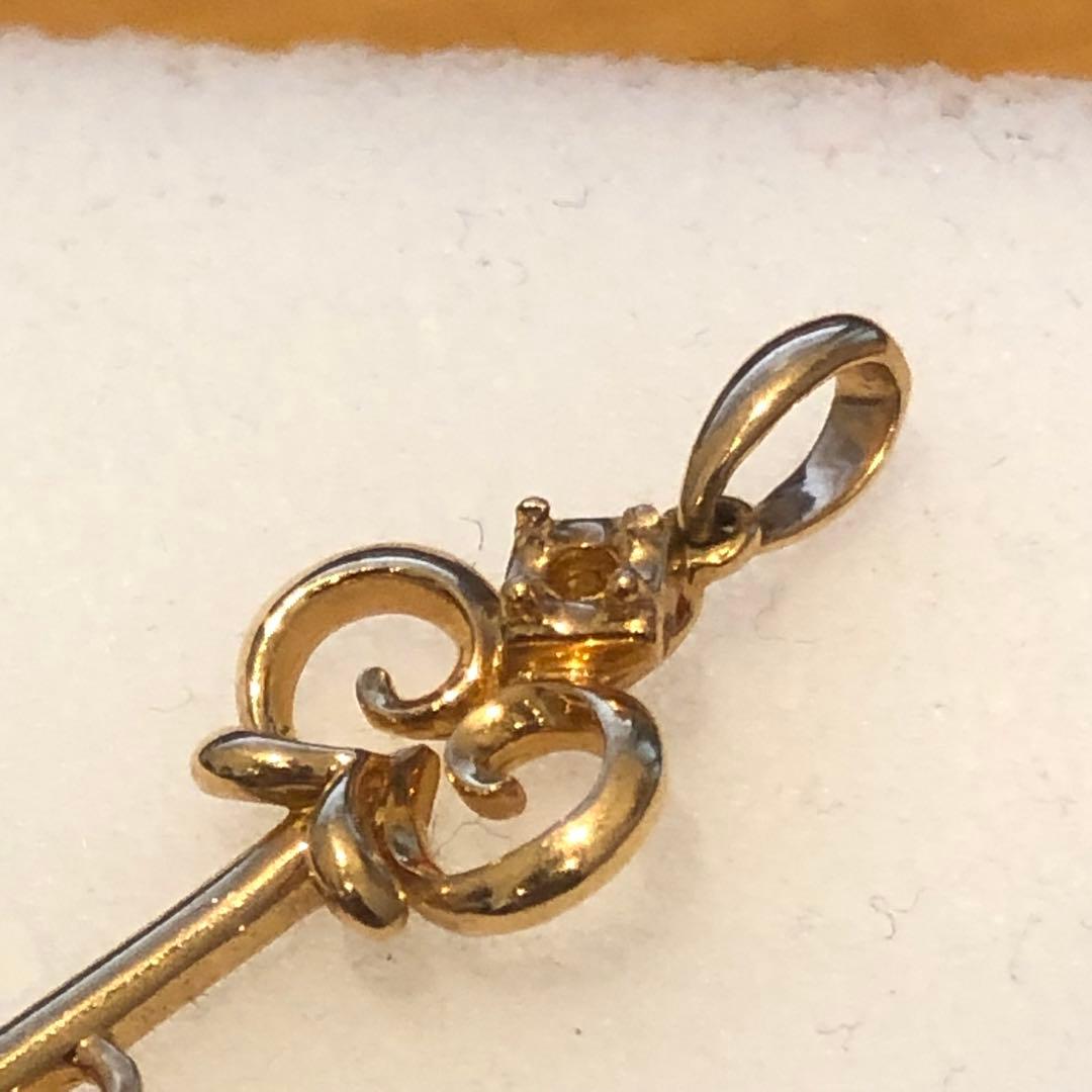 K18鍵モチーフゴールドチャーム　822H2601