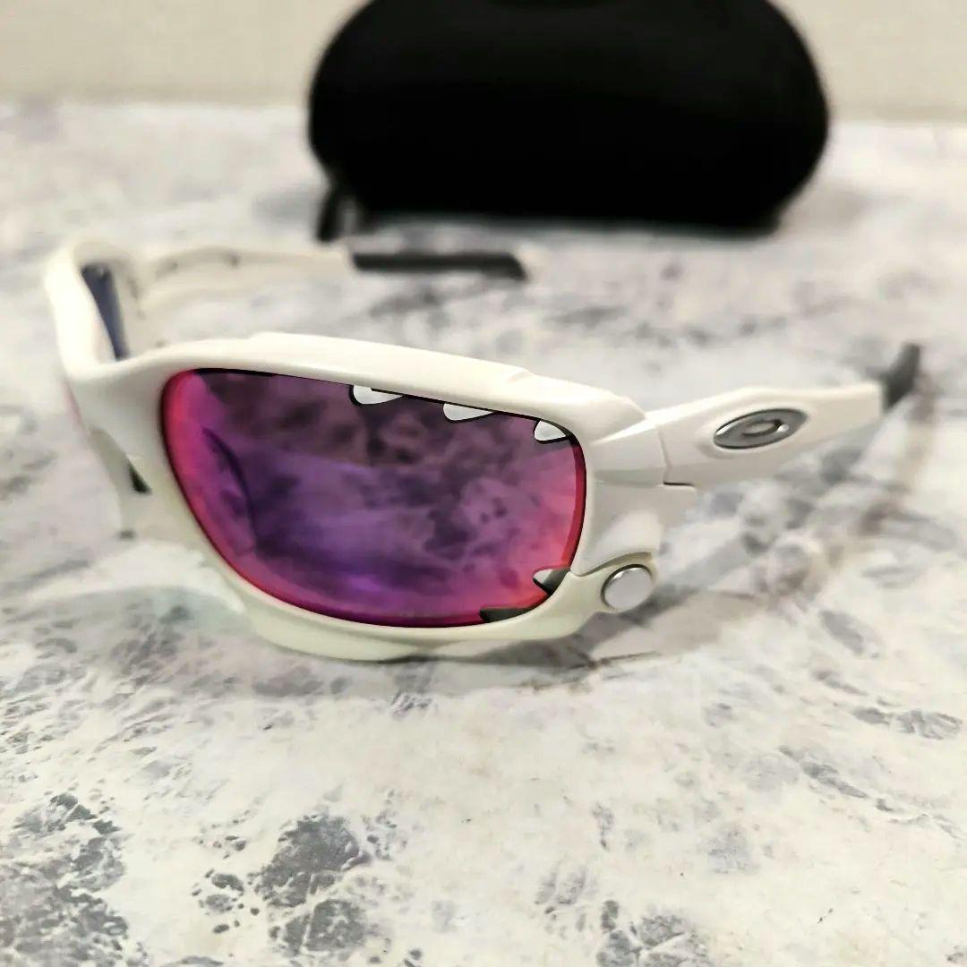 OAKLEY★サングラス★レーシングジャケット/ホワイト■付属品完備