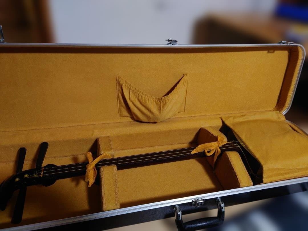 三味線, 中棹, ハードケース付き