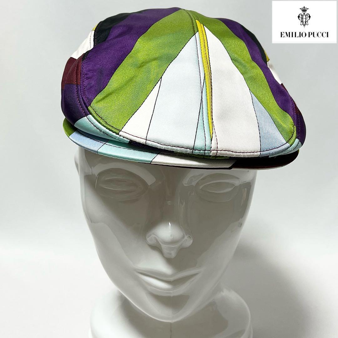 【vintage】伊製EMILIO PUCCI エミリオプッチ サテンハンチング