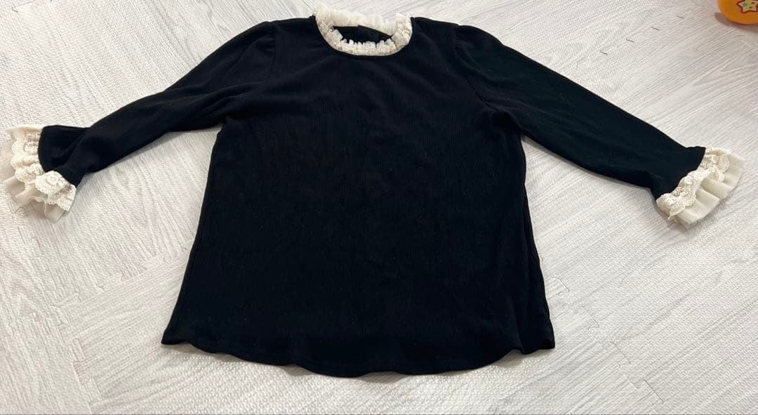 【yukiemon】襟レースブラウス