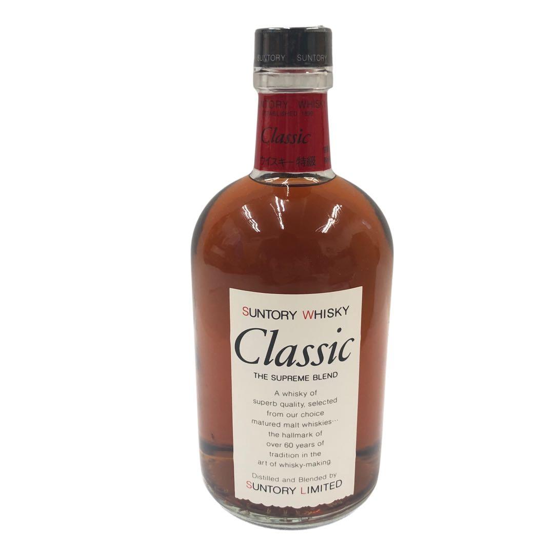 未開封 サントリー ウイスキー SUNTORY CLASSIC 700ml 木箱