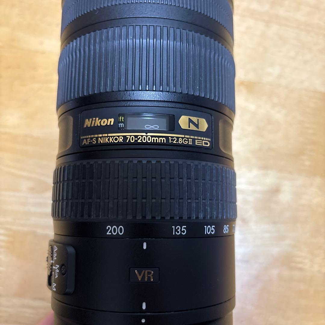 完動品AF-S70-200mm f2.8G ED VR II＋2倍テレコン付き