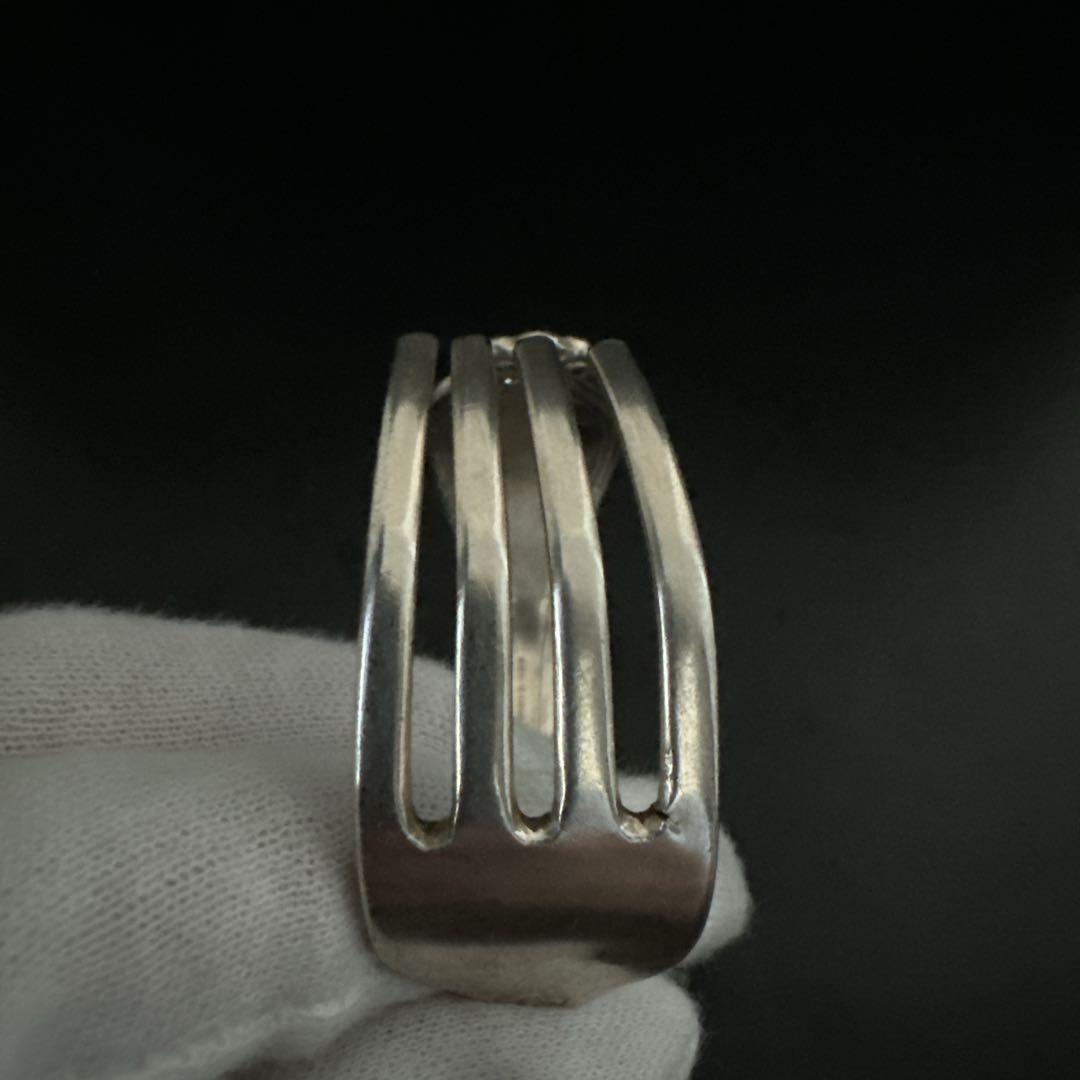 入手困難　希少　オールド　ティファニー バングル　フォーク　シルバー　カトラリー