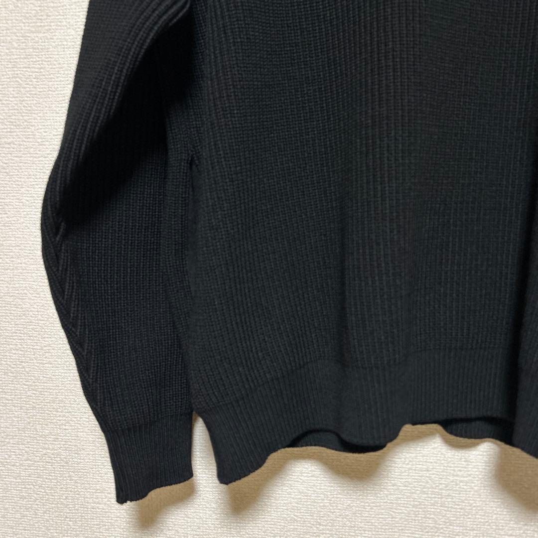 【バウンドウールドライバーズニット】ブラック(size:2)