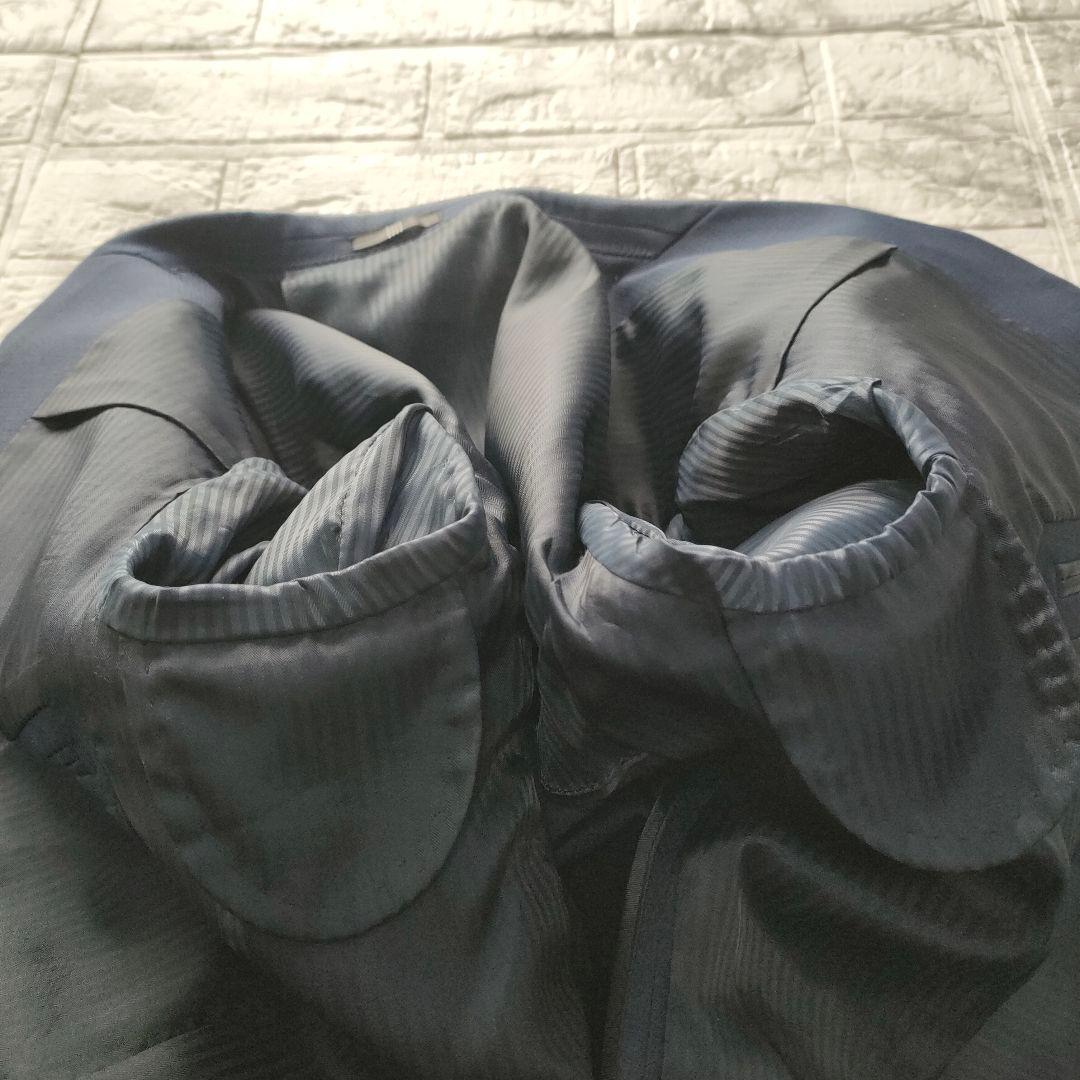 【XL】スーツセレクト　3ピース　セットアップスーツ　ネイビー　A7