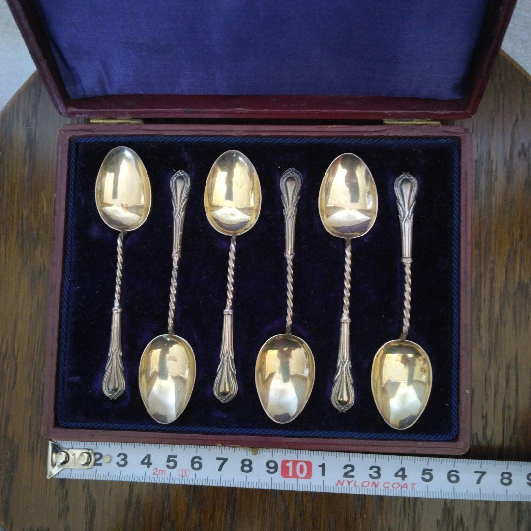 アンティークシルバースプーン 6本セット