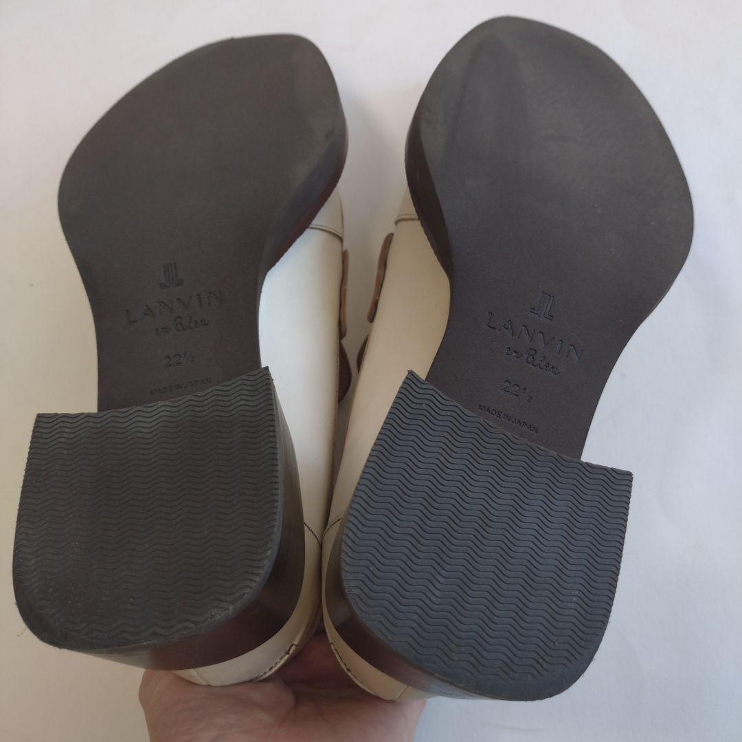 ランバン・オン・ブルー　タッセルフリンジローファー 22.5