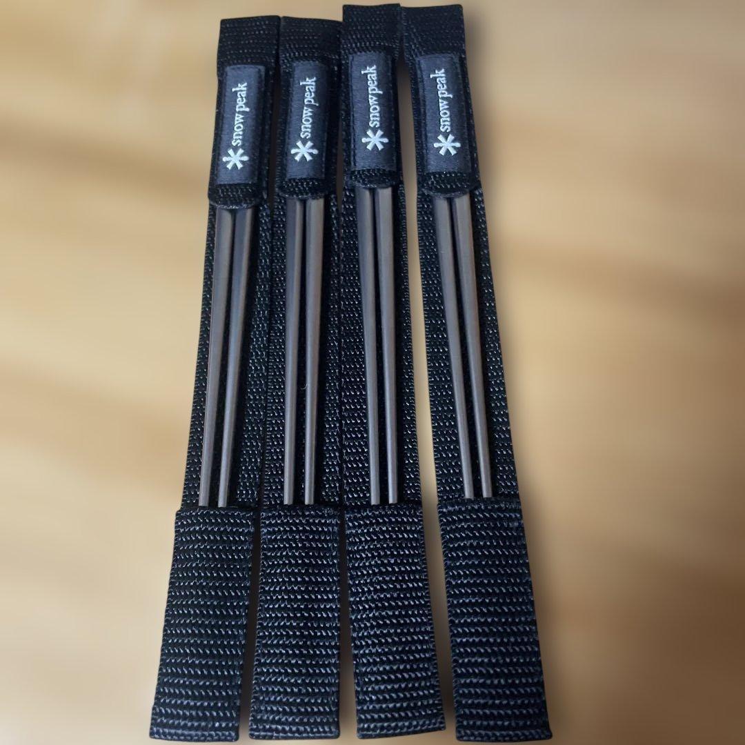 I*a様 スノーピーク　チタン先細箸　4セット①