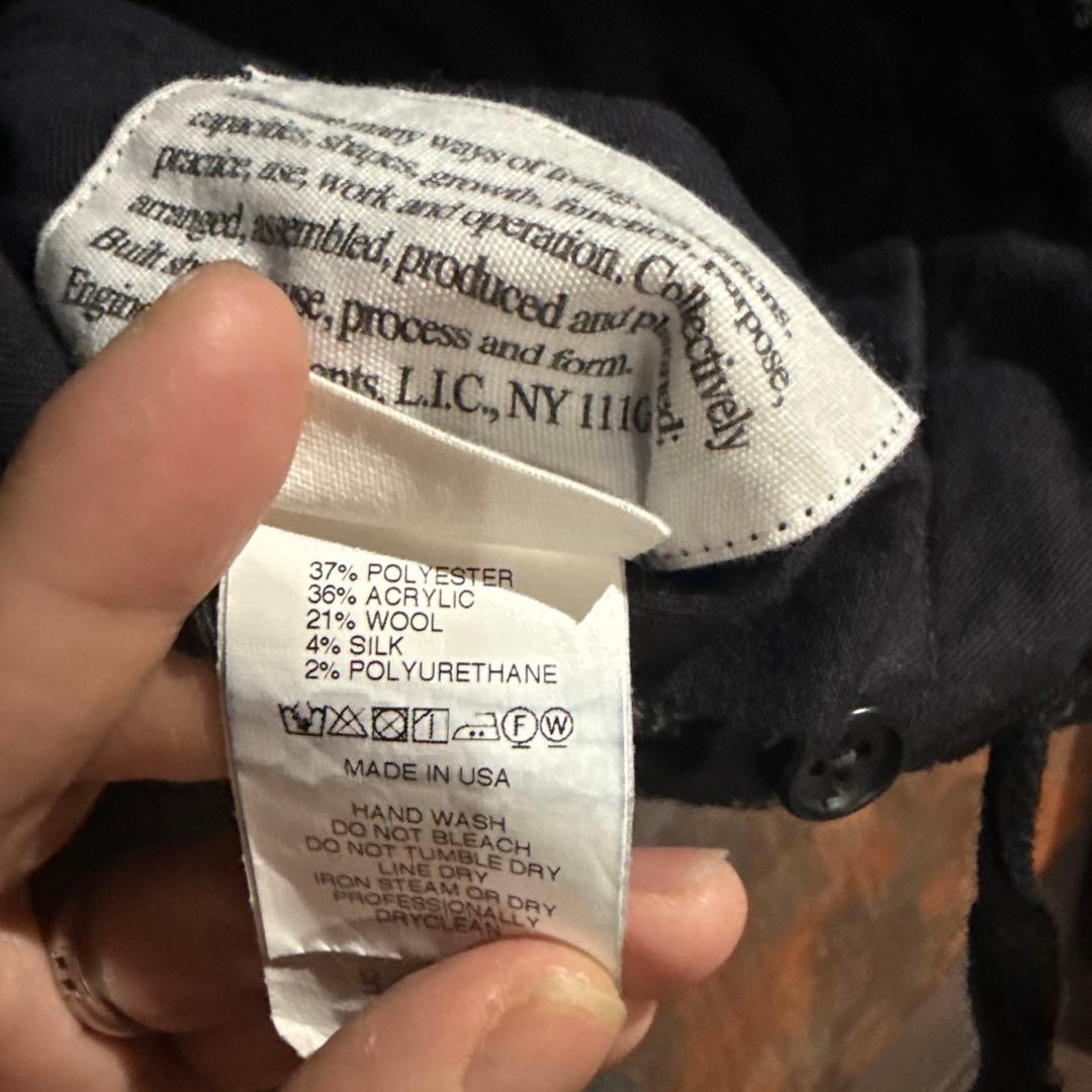 エンジニアドガーメンツ　ヘリンボーン　ウール　カーゴパンツ