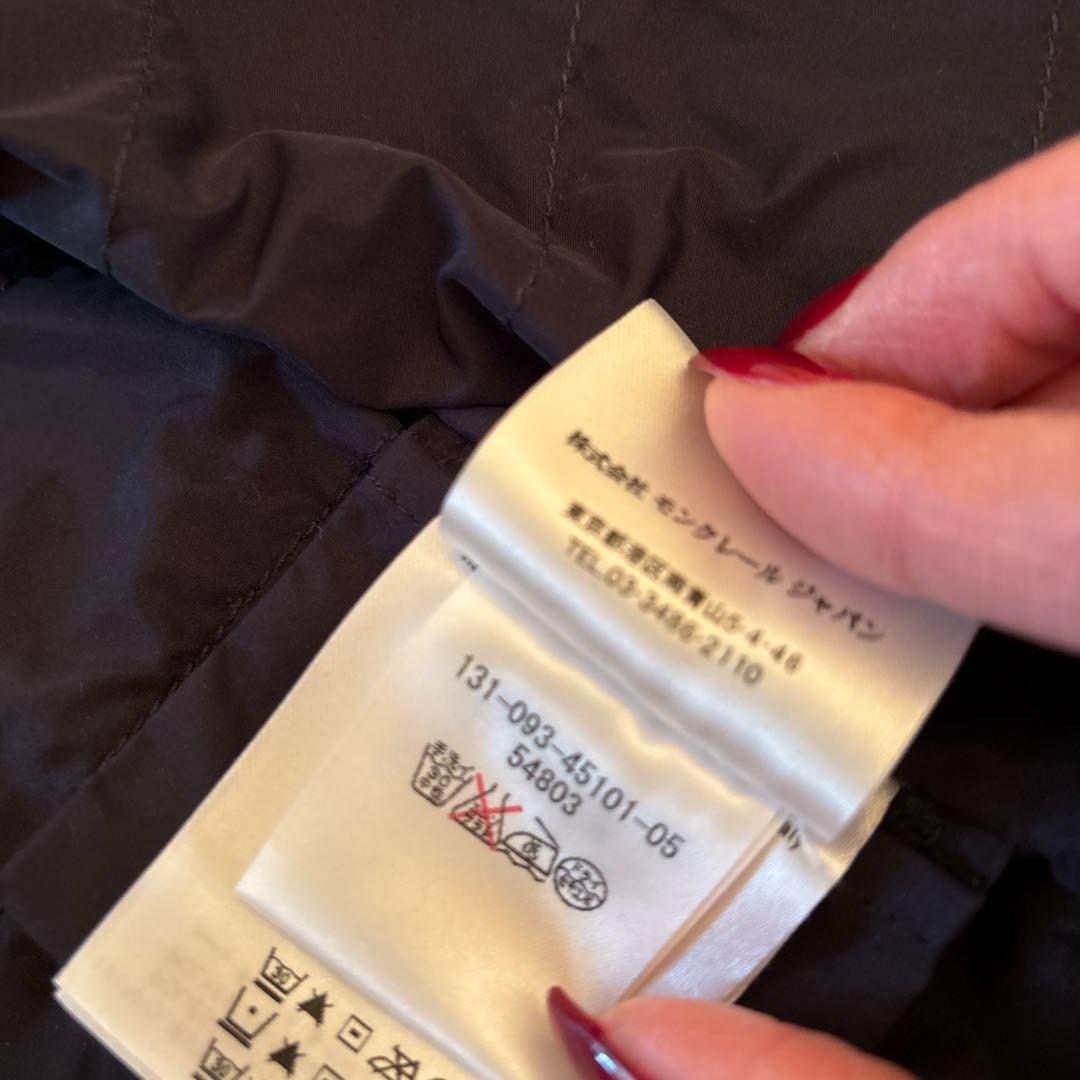 MONCLER ネイビー ジッパーライダースジャケット 織姫‼️