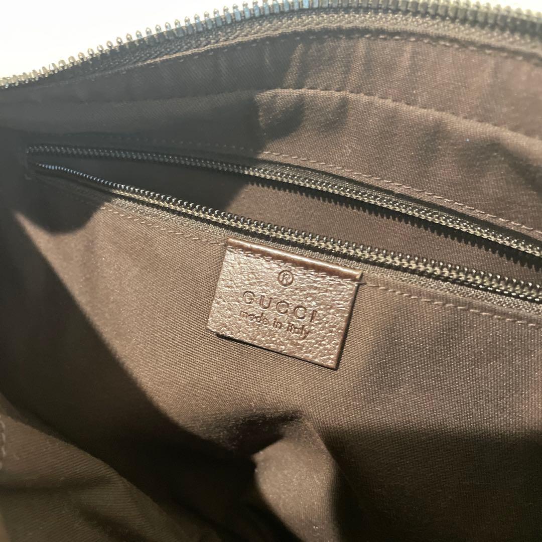 GUCCI グッチ GGキャンバス ショルダーバッグ 122790 三日月