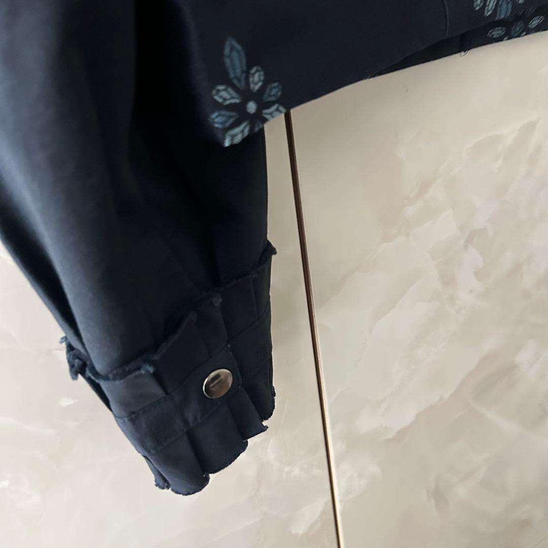 CHONO チョノ　豪華　刺繍　ジャケット　ブルゾン　ネイビー　F