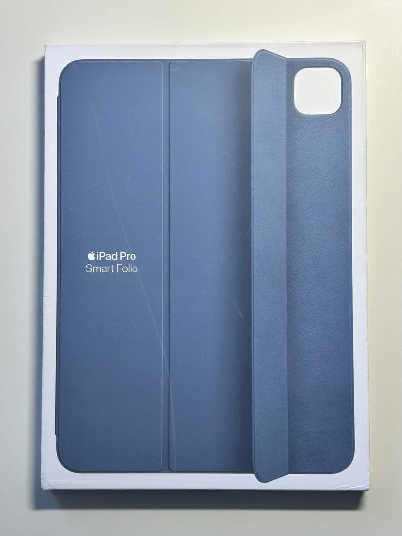 【新品】11インチ iPad Pro用スマートフォリオ・デニム①