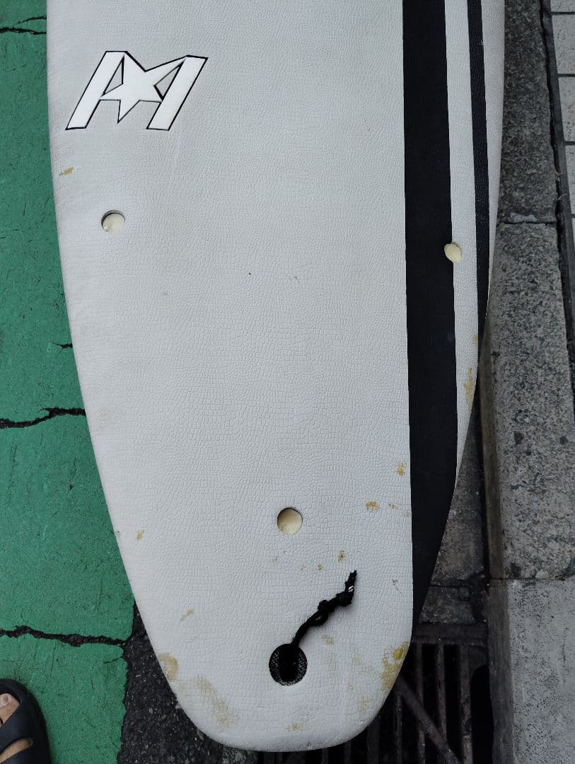 ファンボードソフトボードロングボード8.0クロコダイルスキン 横浜市南区引き取り