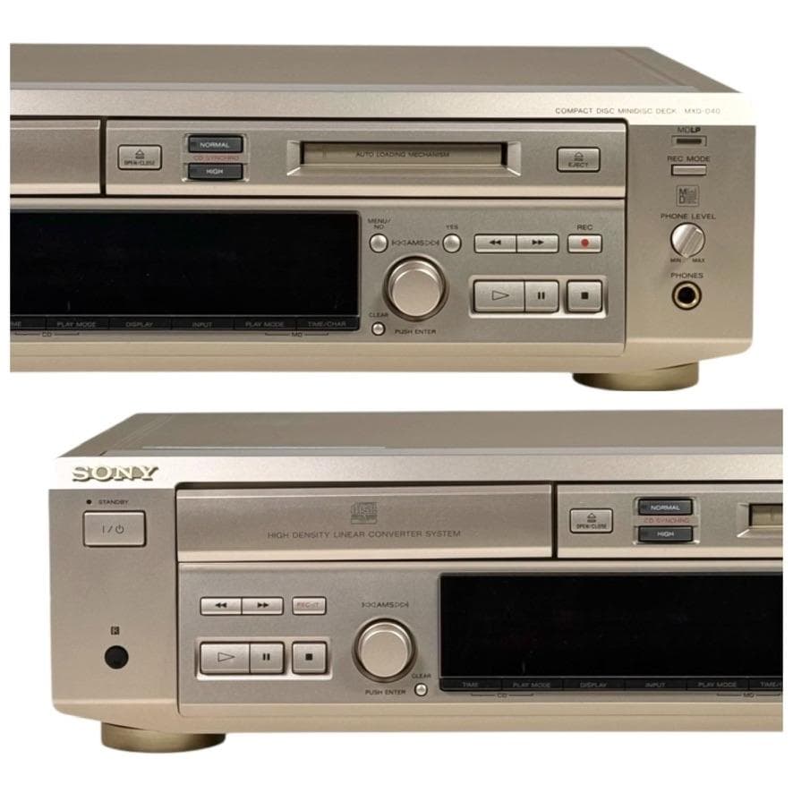 SONY MXD-D40 CDプレーヤー/MDレコーダー 一体型デッキ MDLP