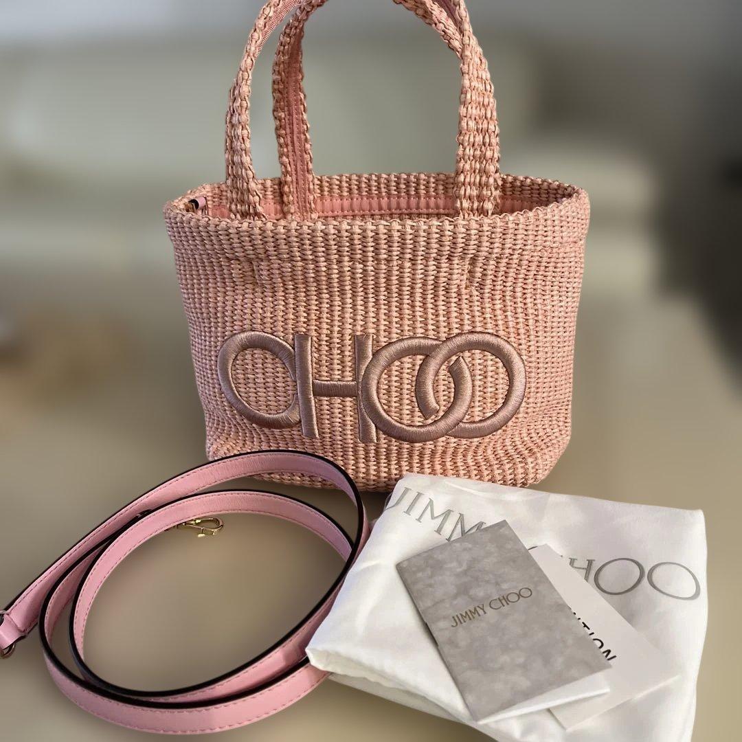 ジミーチュウ　かごバッグ