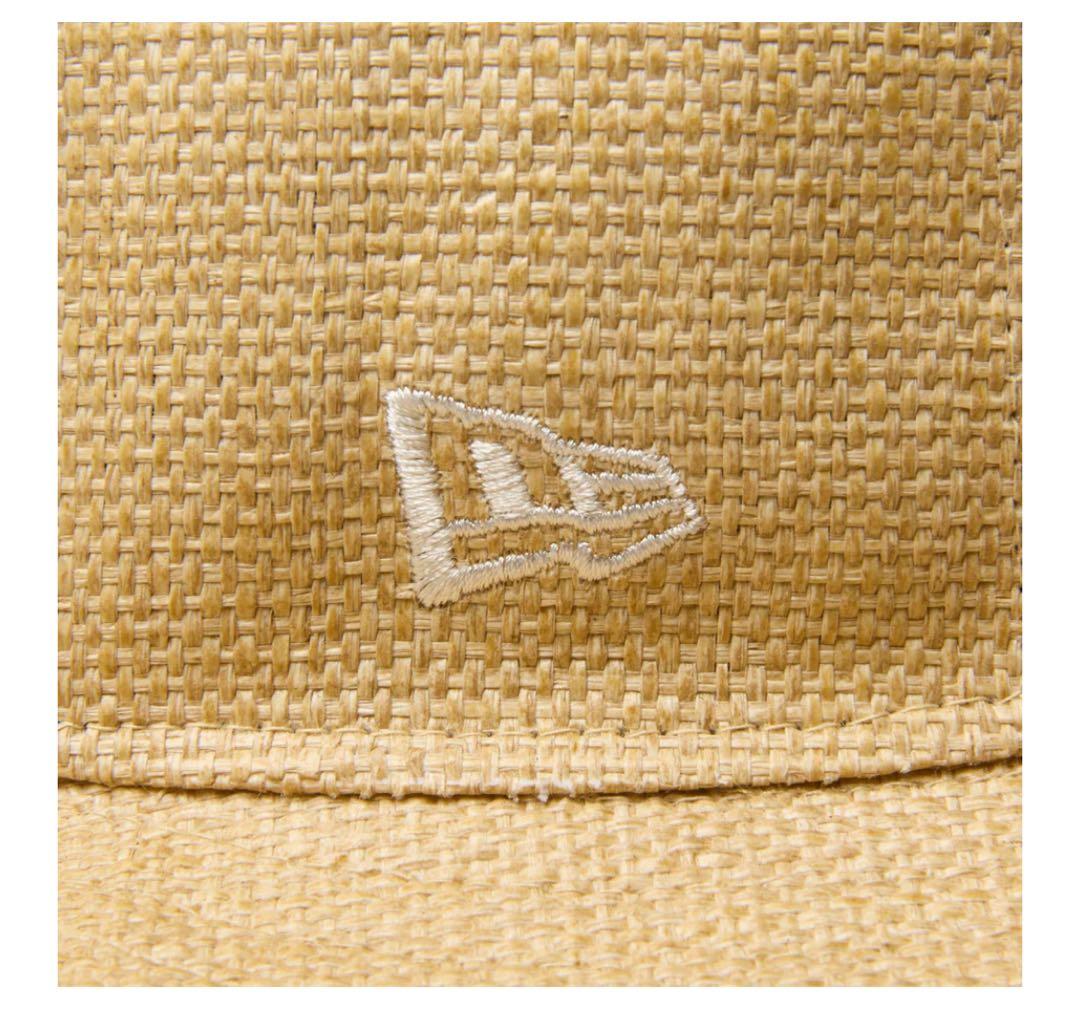 フィッテド ブリムハット メッシュ ペーパーナチュラル 試着のみ