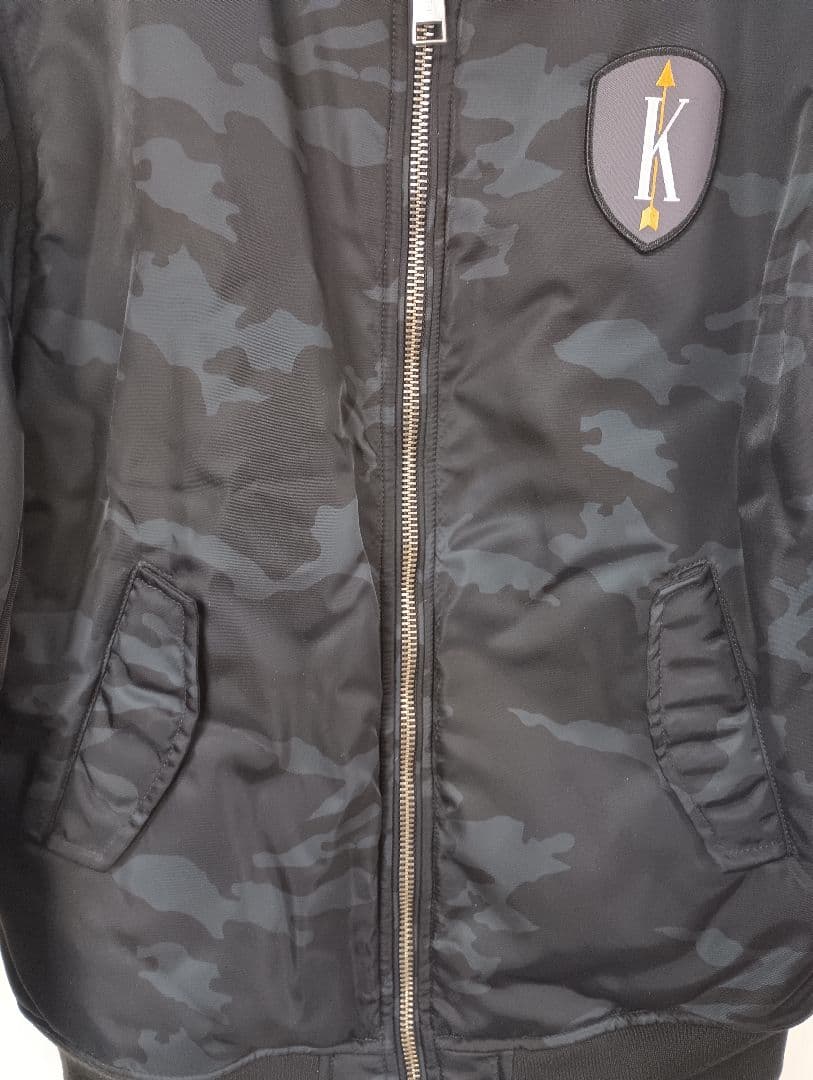 KITH ボンバージャケット　カモ柄　裏ボア　美品