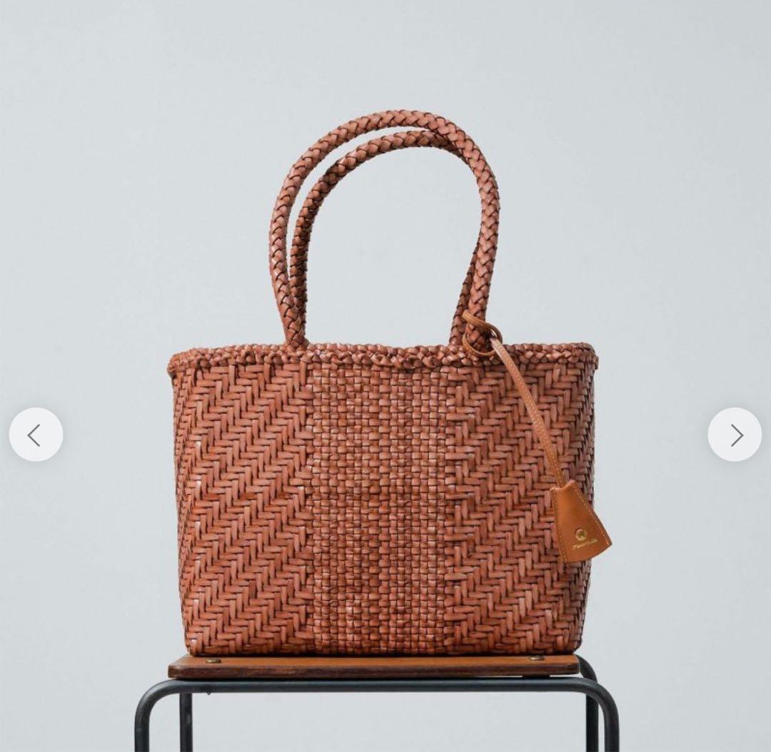 MOONJULE レザーメッシュバッグ