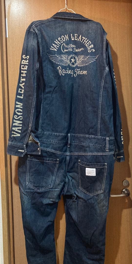 専用 テル様VANSON LEATHERS デニムオールインワン　つなぎ