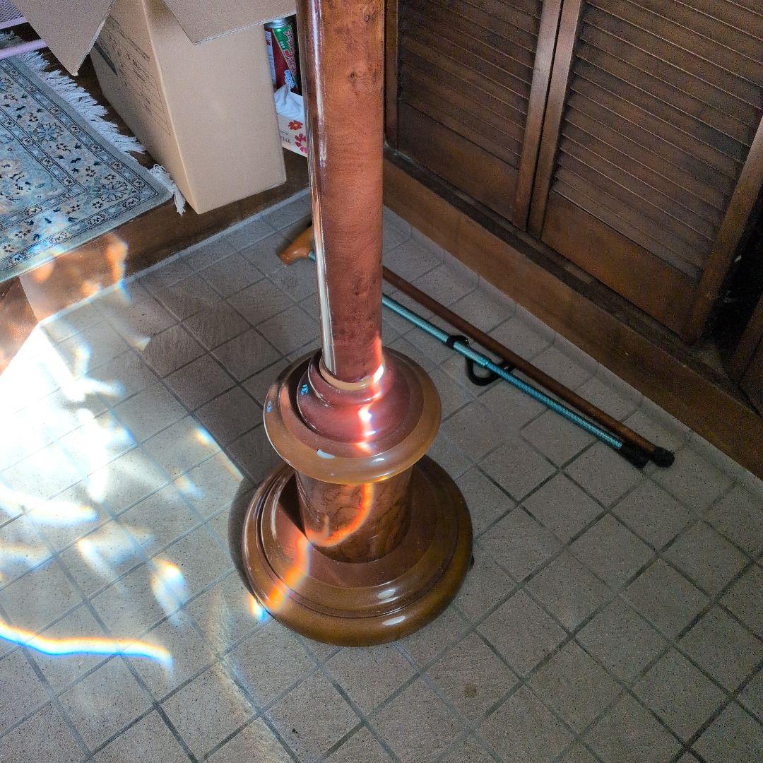 木製コートハンガー ブラウン 6フック