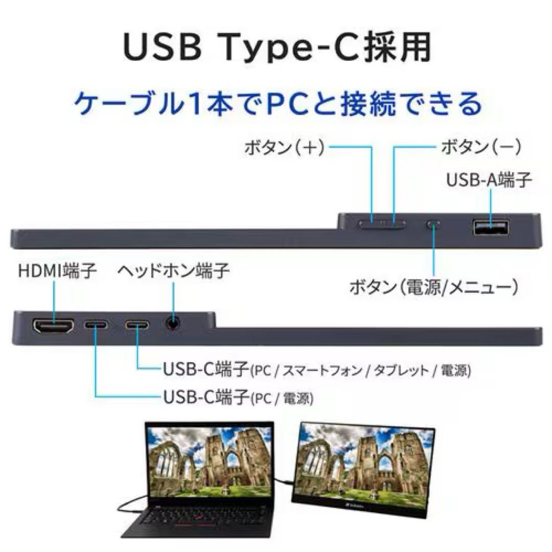 Verbatim 14インチ フルHD IPSモニター