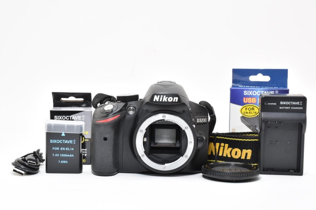美品 NIKON ニコン D3200 デジタル一眼レフ ボディ H011