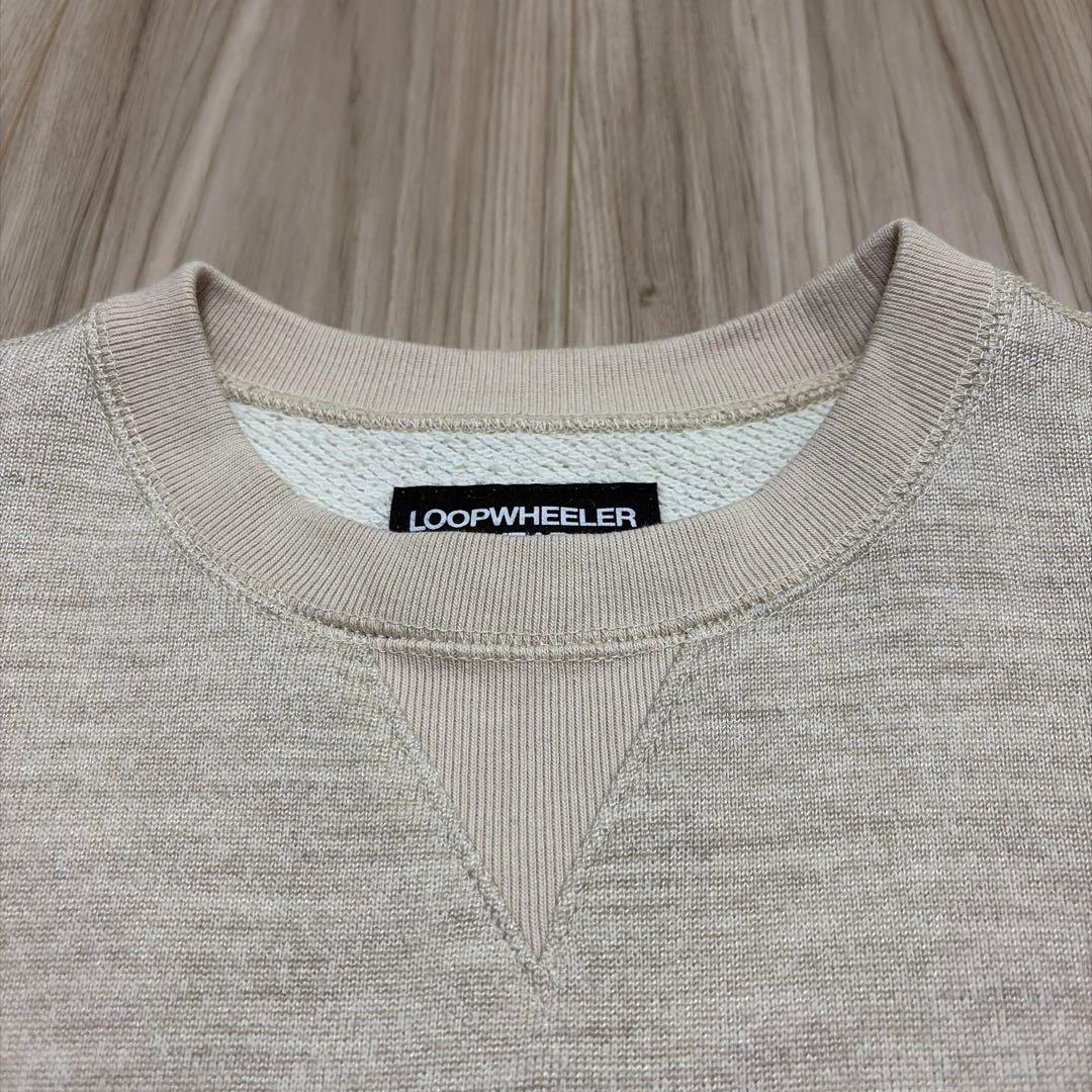 LOOPWHEELER シルクウールコットン(LW223) ベージュ