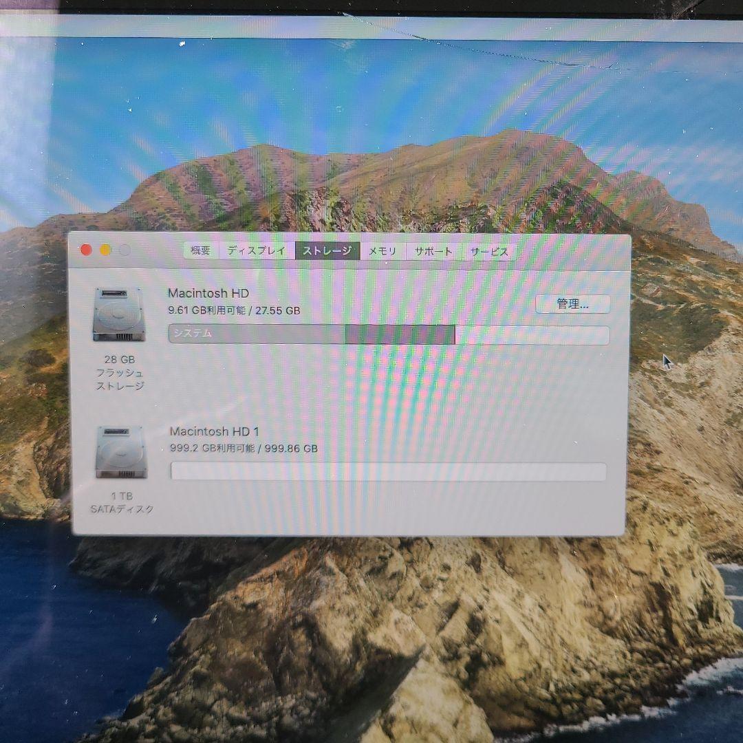 iMac 4K, 21.5-inch, 2019 A2116 1TB 画面割れ
