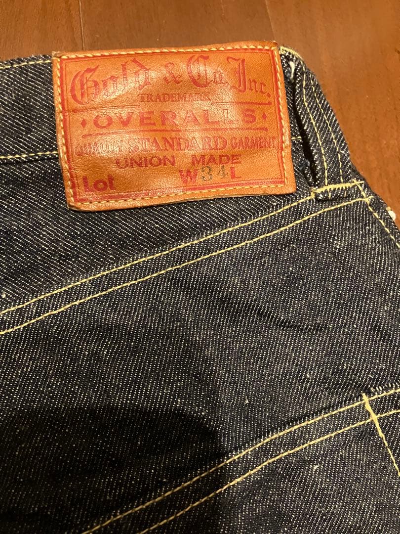 GOLDゴールド2025AW新品ブルーデニム14オンス希少バズリクソンズ山田蓮