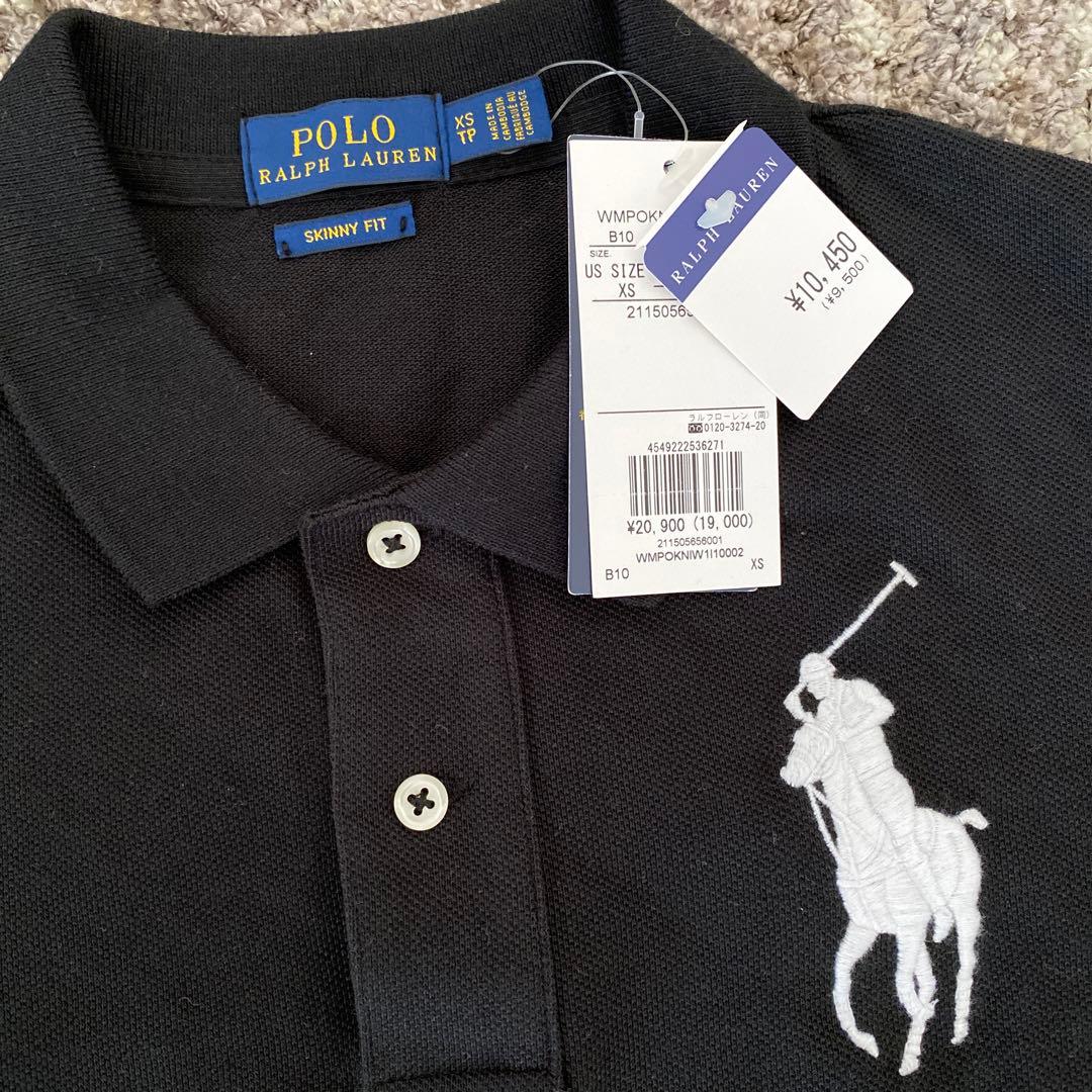 Polo Ralph Lauren ブラックポロシャツ XS