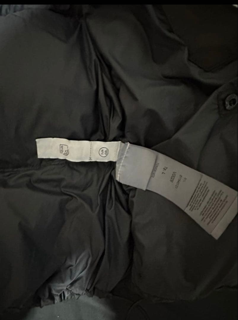 Stone  ブラック ダウンジャケット