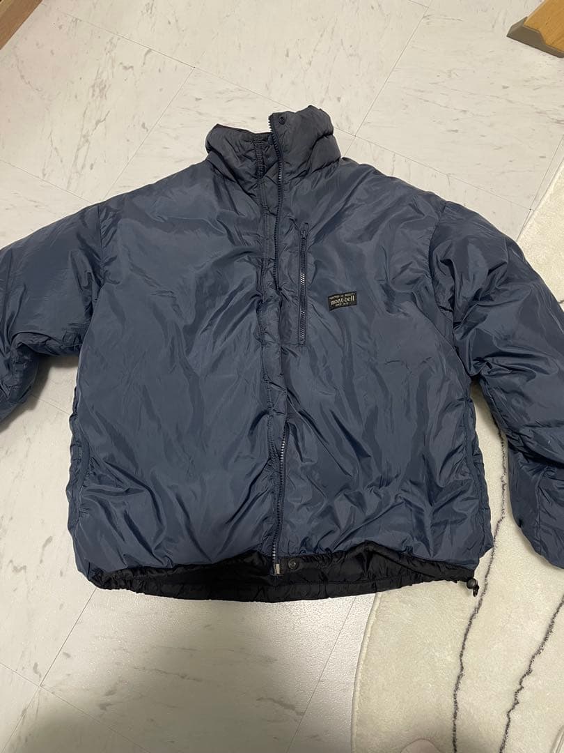 mont-bell 90s リバーシブルダウンジャケット 黒 紺