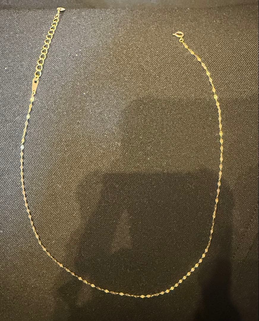 K10ゴールドチェーンネックレス　イエローゴールド10金素材