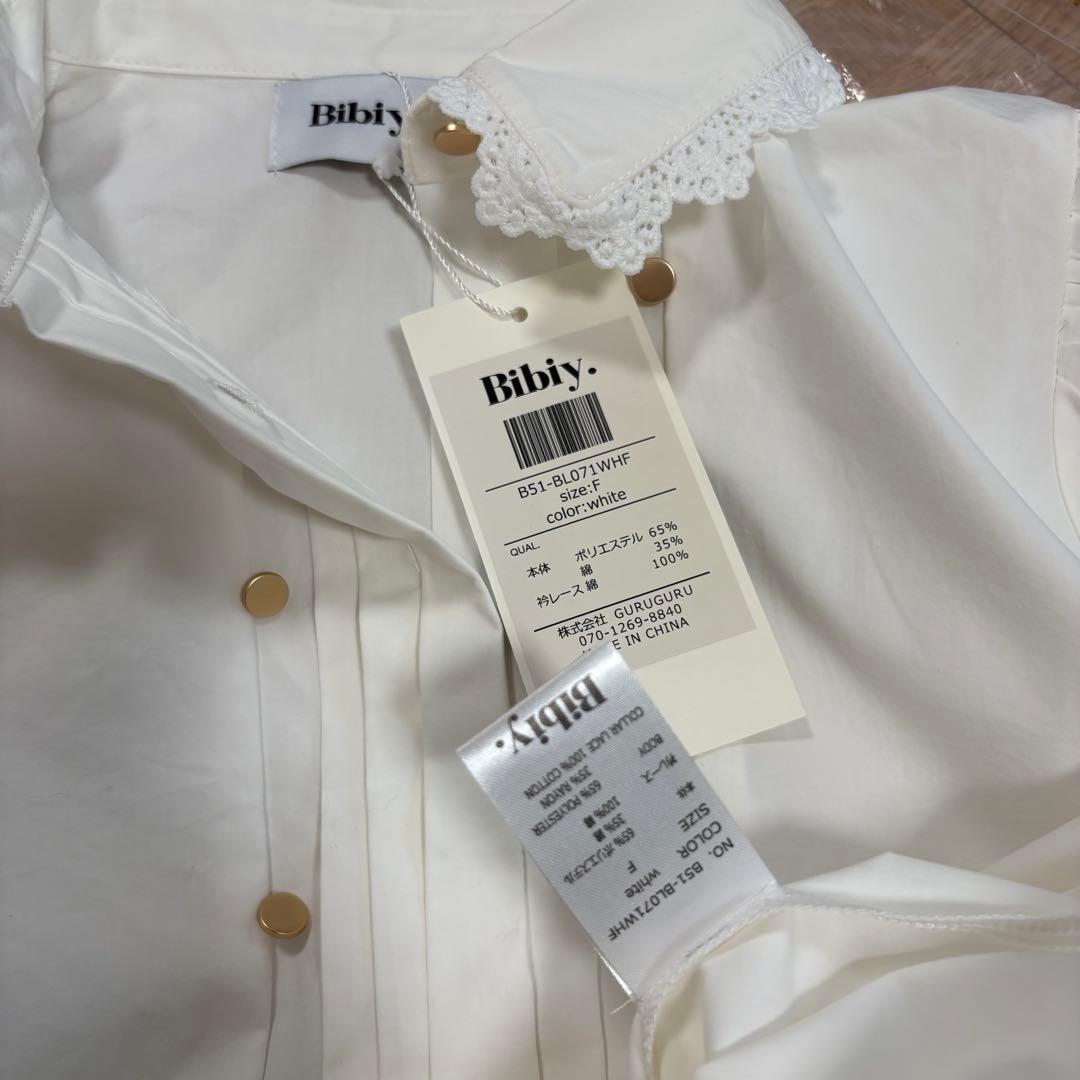 タグ付き新品 bibiy CLAIRE BUTTONS BLOUSE ブラウス