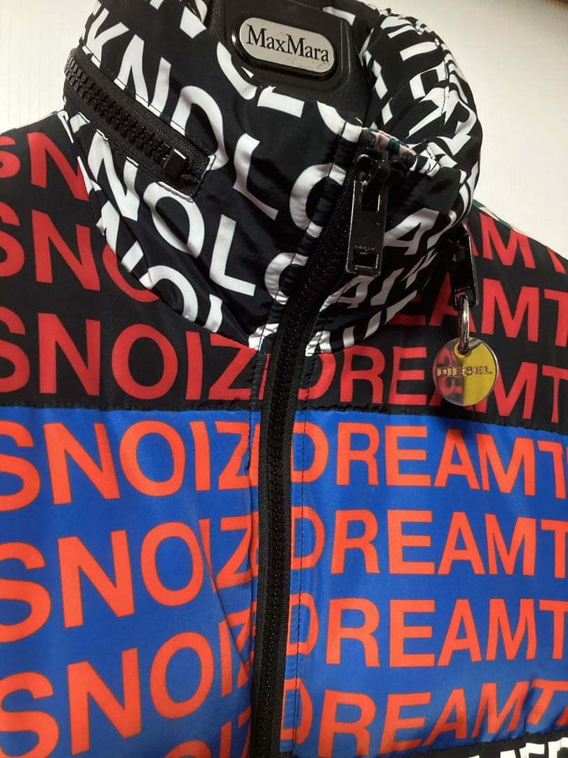 フ*ト様 DIESEL 定価約5万円 アシンメトリー カラフルダウンジャケット