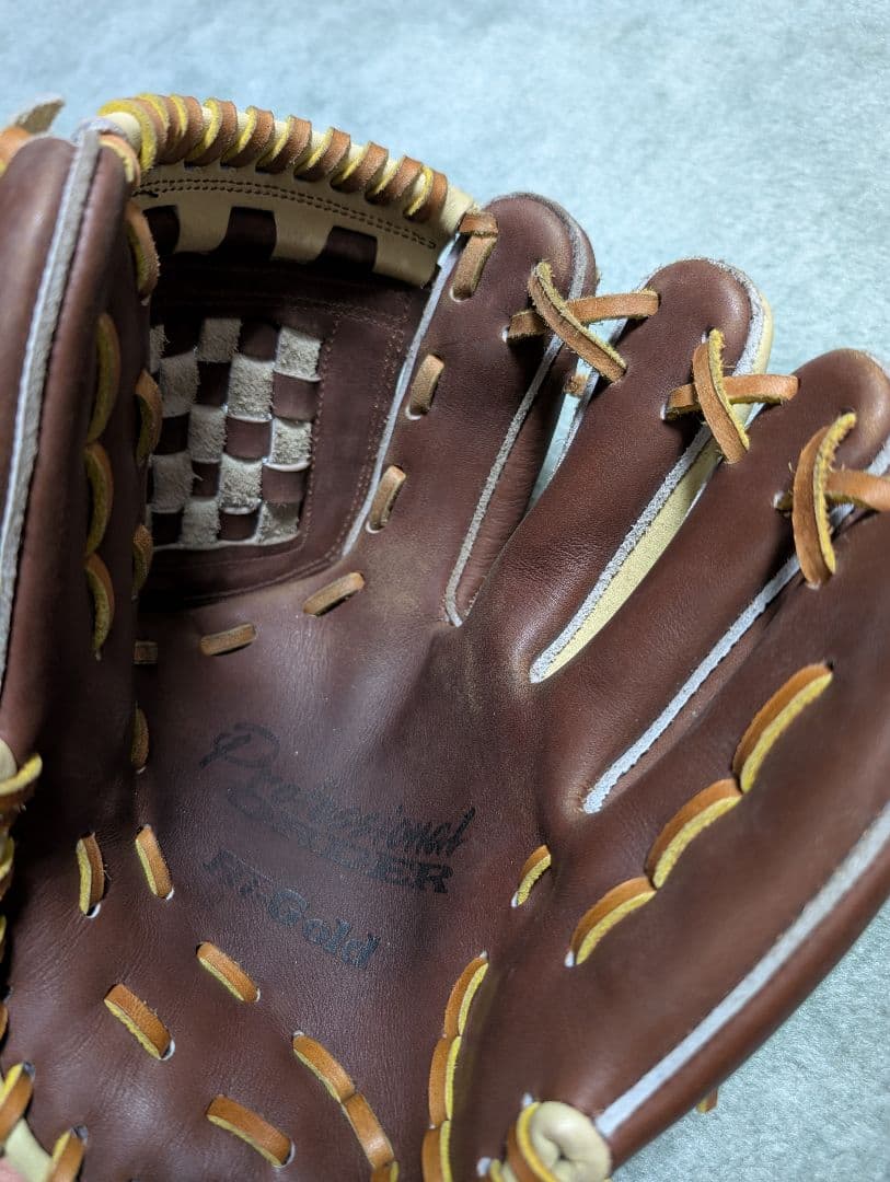 HG 硬式野球用グローブ ベージュとブラウン