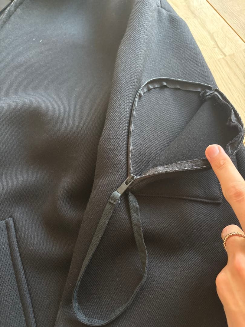 ※たか2　未使用　ウールダッフルコート MONOPOLI ブラック50