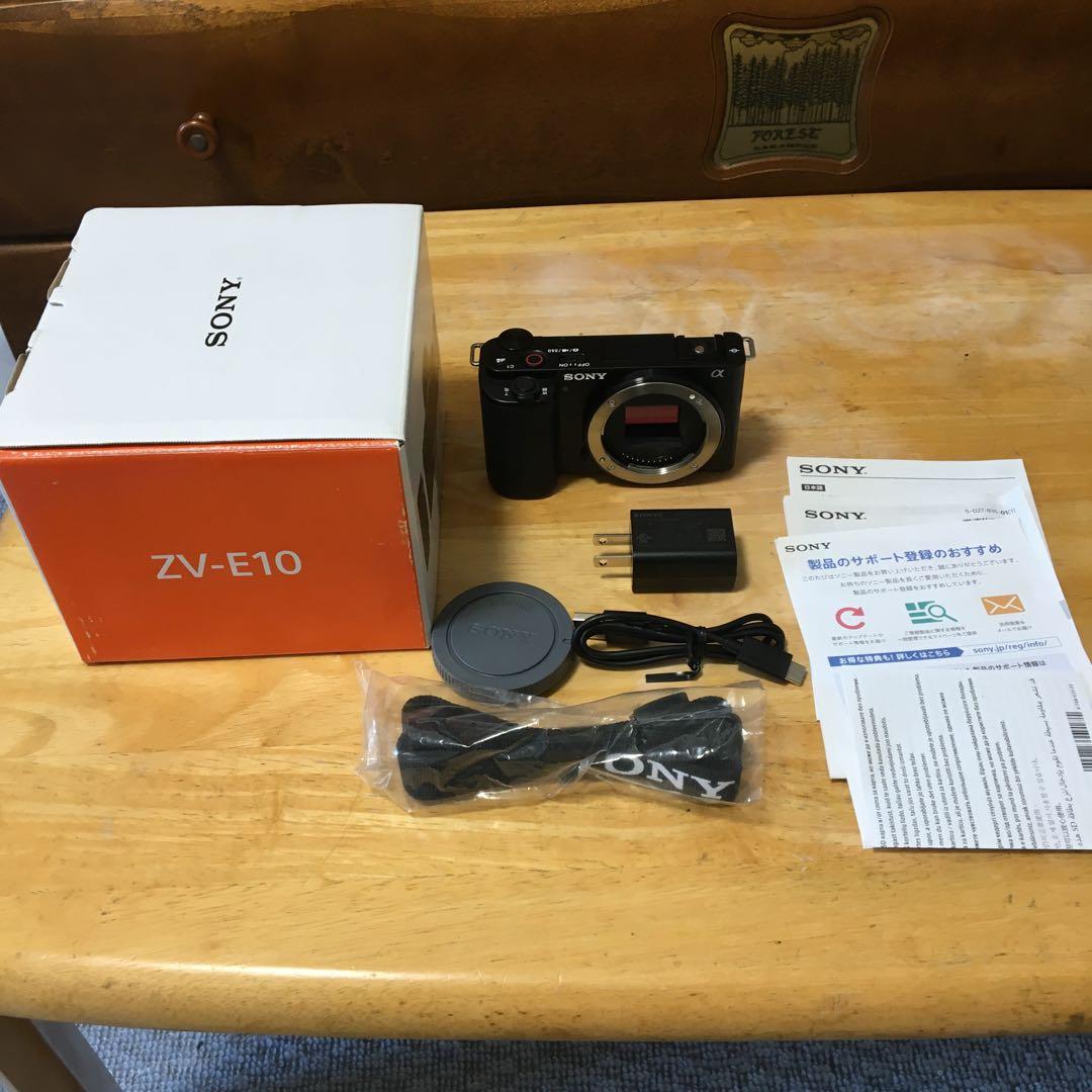 ショット数71枚！ほぼ新品！SONY ZV-E10ボディ ミラーレス一眼カメラ