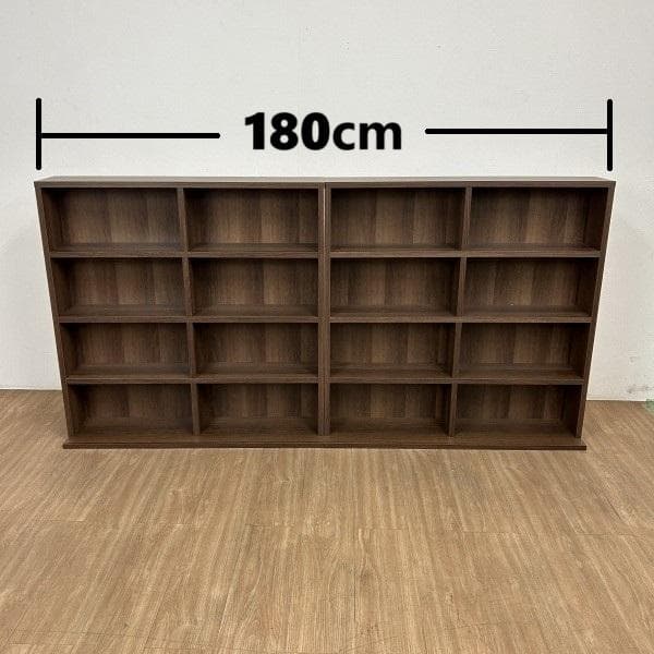 №6033【新品】組み合わせ上下書棚セット90 WNT☆